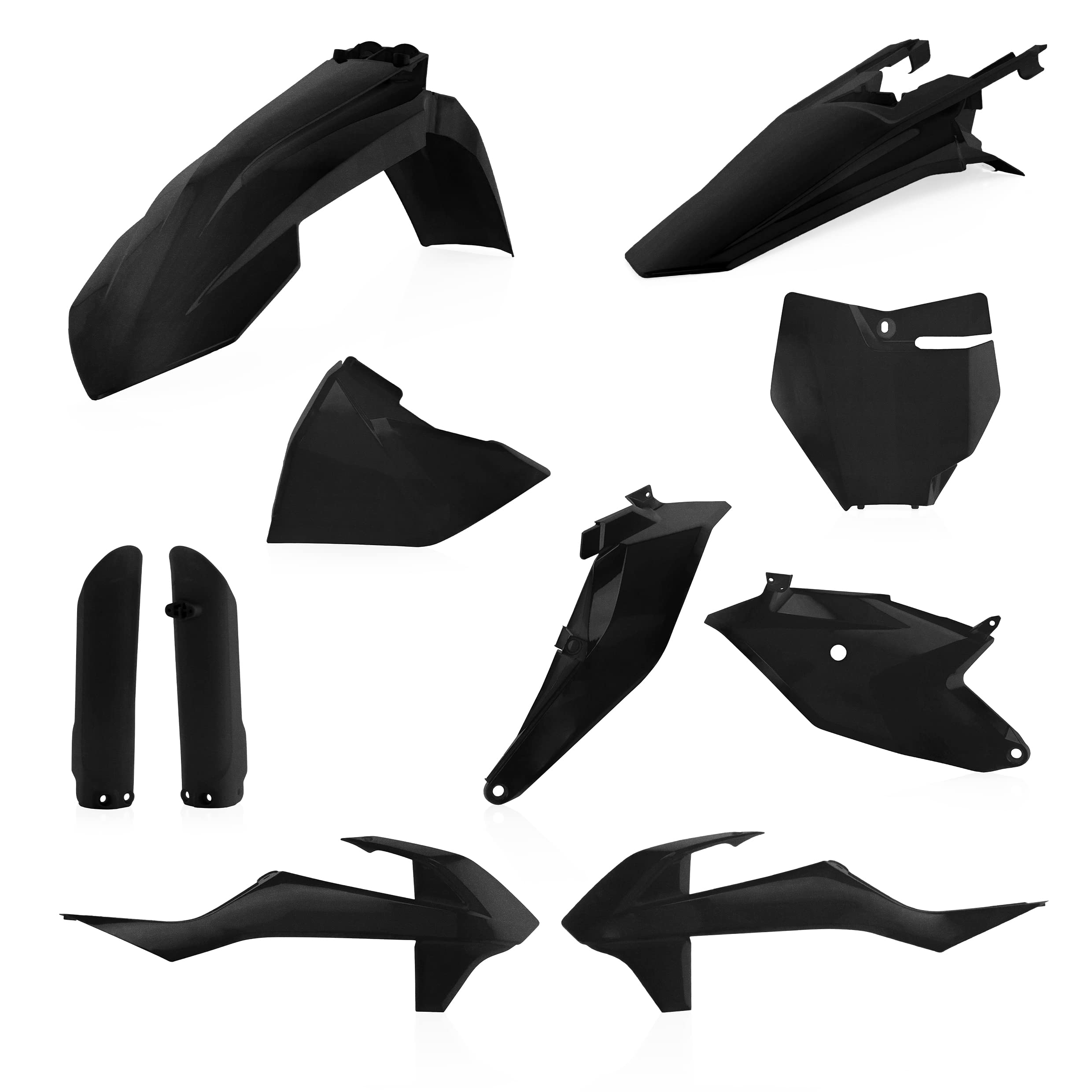 acerbis 0022933.092 kit completo plastiche nero metal compatibile con ktm sx 85 2018 2019 2020 2021 2022 mototopgun