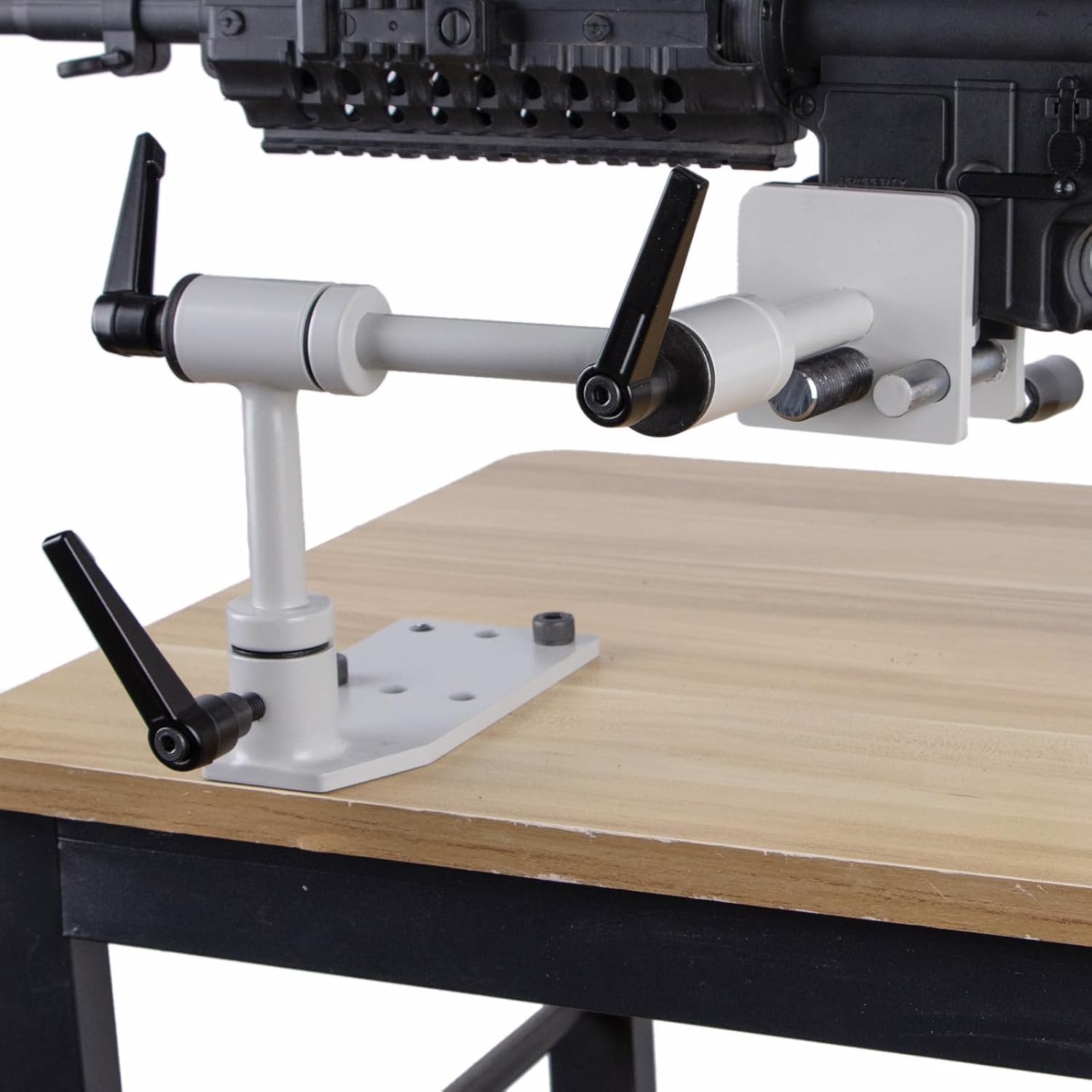 Universal Bow Vise for Compound & Recurve Bows – Heavy-Duty Portable Archery Bow Press Tool with Non-Slip Clamp, Adjustable Height, and Quick-Release for Easy Maintenance & Tuning