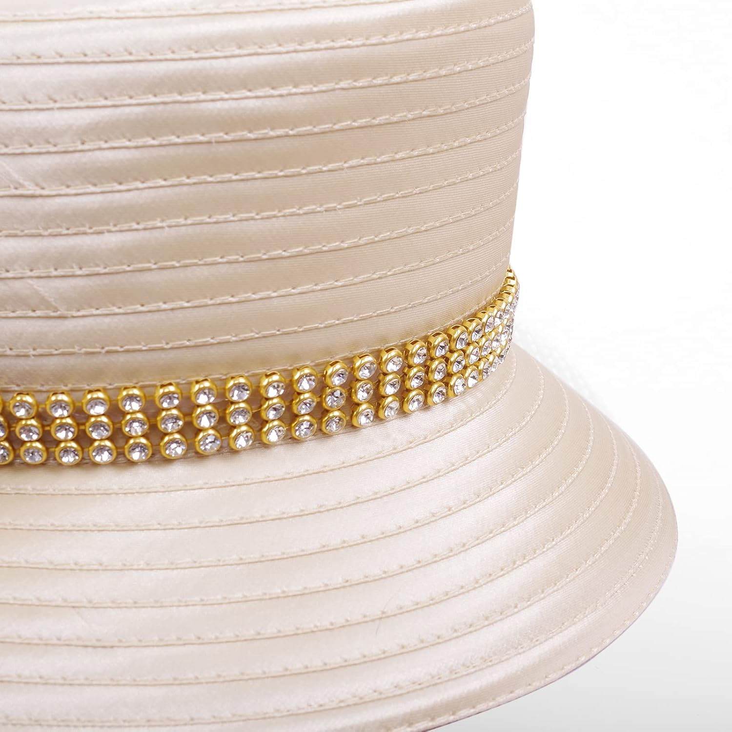 Original One Women's Fancy Rhinestones Floral Fascinators Tea Party Event Topper Derby Church Hat