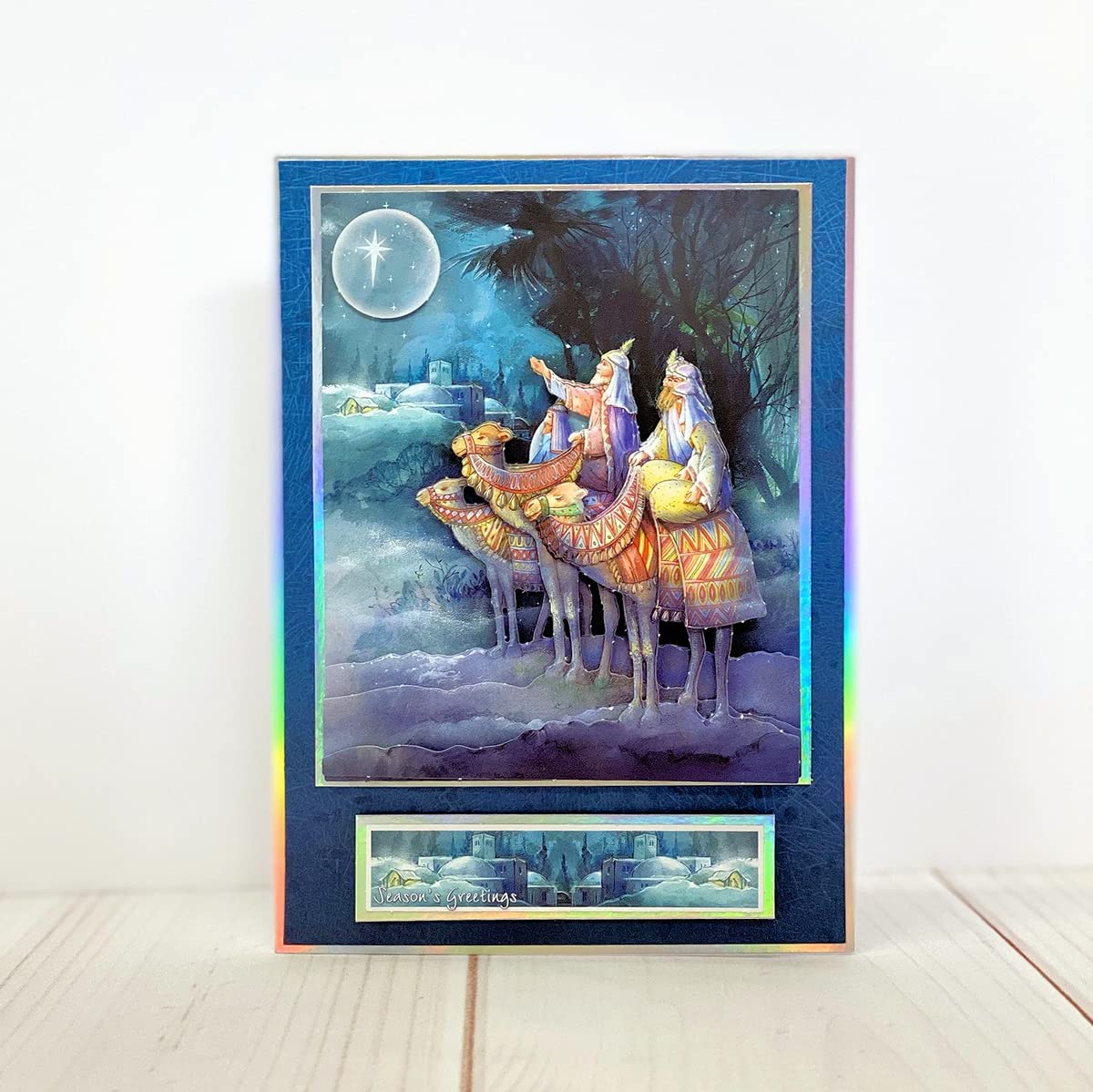 Katy Sue Nativity Die-Cut Decoupage Selection Pack. Contains 12 Pre-Cut Die Cut Decoupage Paper Sheets for Christmas Card Making Supplies. 3 Copies Each of 4 Different Nativity Designs