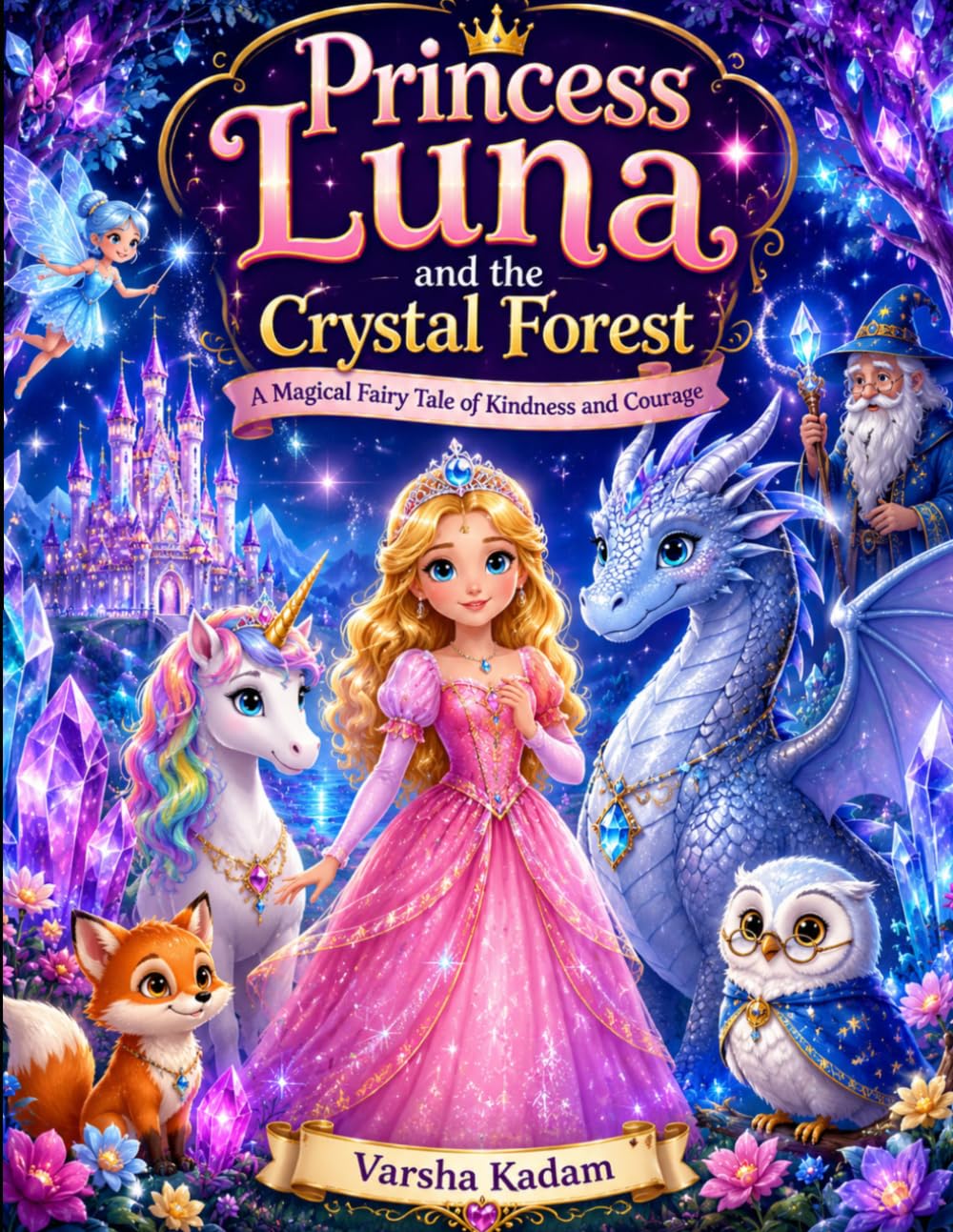 Princess Luna and the Crystal Forest: A Magical Fairytale of Kindness and Courage