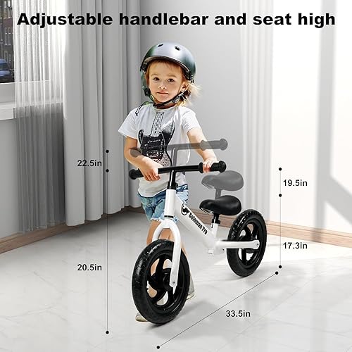 Miniatura 3 de Kids Balance Bike 2 Year Old, Toddler Bike for 2-5 Years Boys and Girls, Early Learning Interactive Push No Pedals Balance Bikes for Kids with
