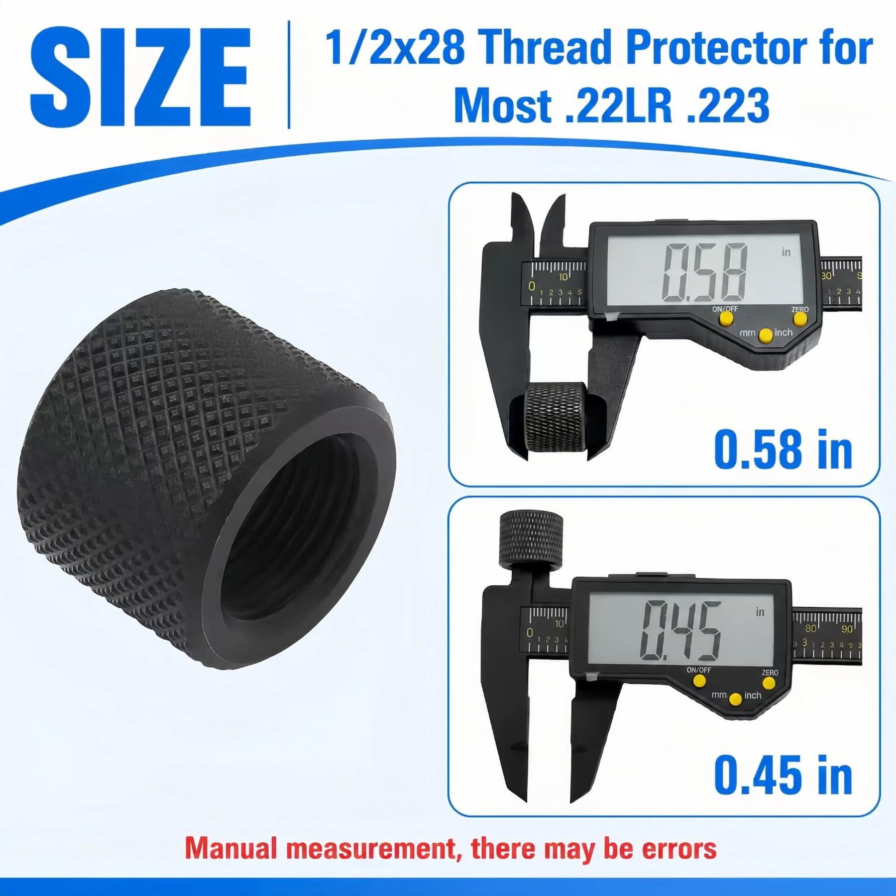 Thread Protectors for .22LR, .223, 5.56 - 6 Pack -2