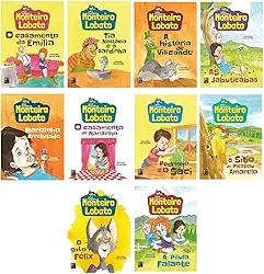 Coleção Trenzinho Livros de Monteiro Lobato com 10 Títulos