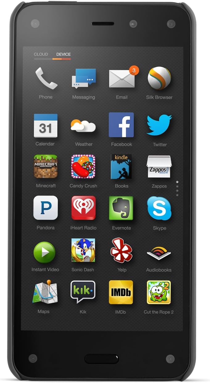 Amazon Leather Case for Fire Phone, Black