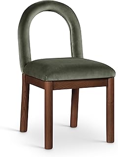 Meridian Furniture 11009Green-C Conrad Collection Art Deco Dining Chair ...