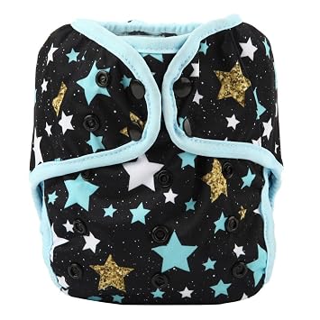 Baby Cloth Diaper Cover Nappy One Size 8lbs to 36lbs for Boys Stars