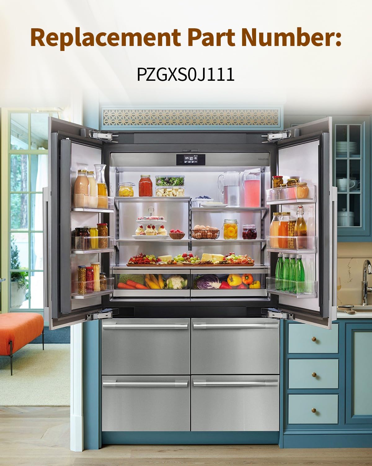 PZGXS0J111 - Termostato di temperatura con sonda sensore di temperatura, 115 V, compatibile con Carel e tutti i tipi di frigorifero (confezione pronta per i tecnici)