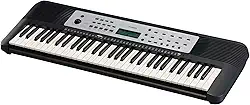 Teclado Musical Arranjador Yamaha YPT-270 com 61 teclas, 401 timbres e 32 notas de polifonia – Preto