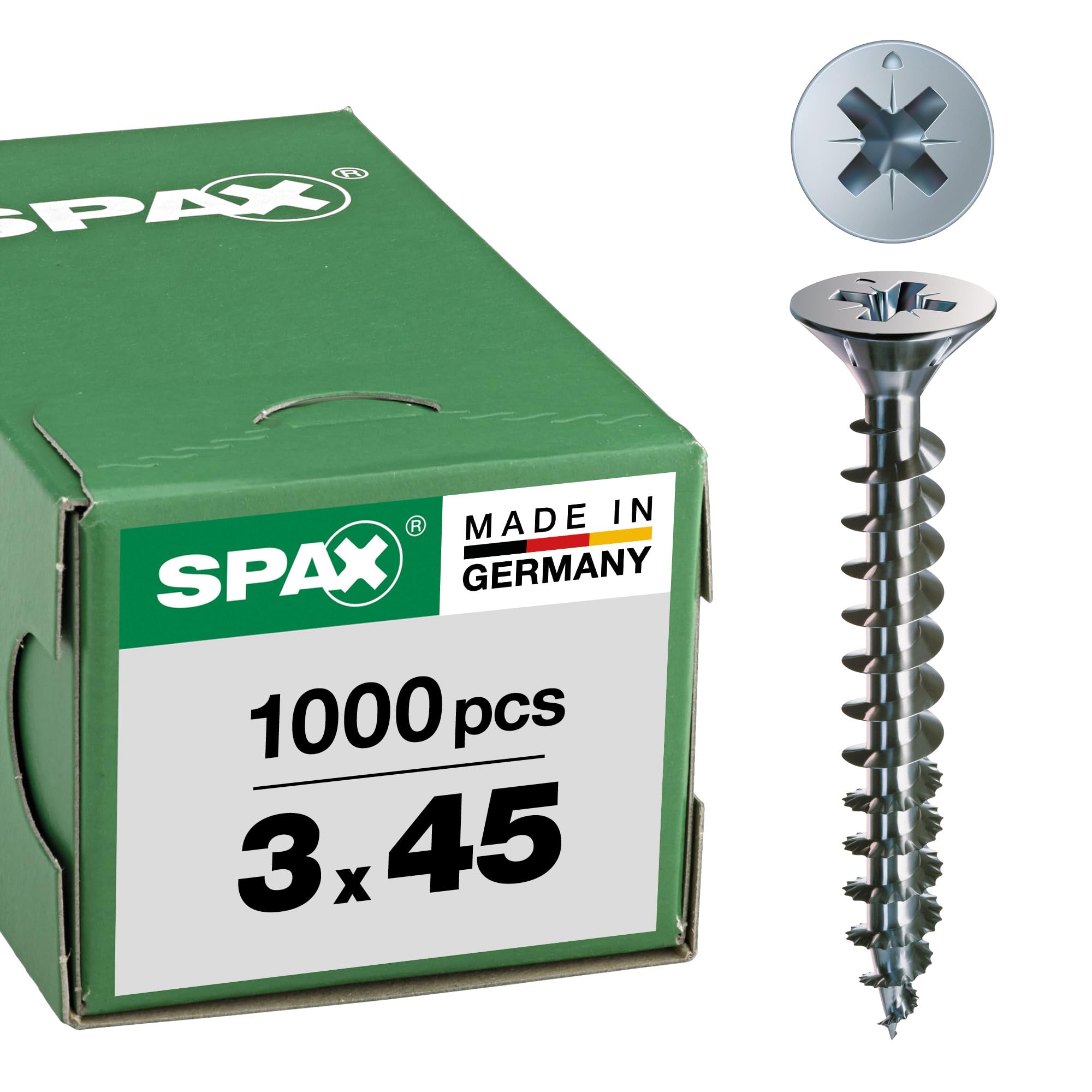 SPAX - Tornillo cincado claro, 4,0 x 40 mm, 200 Unidades — view 66