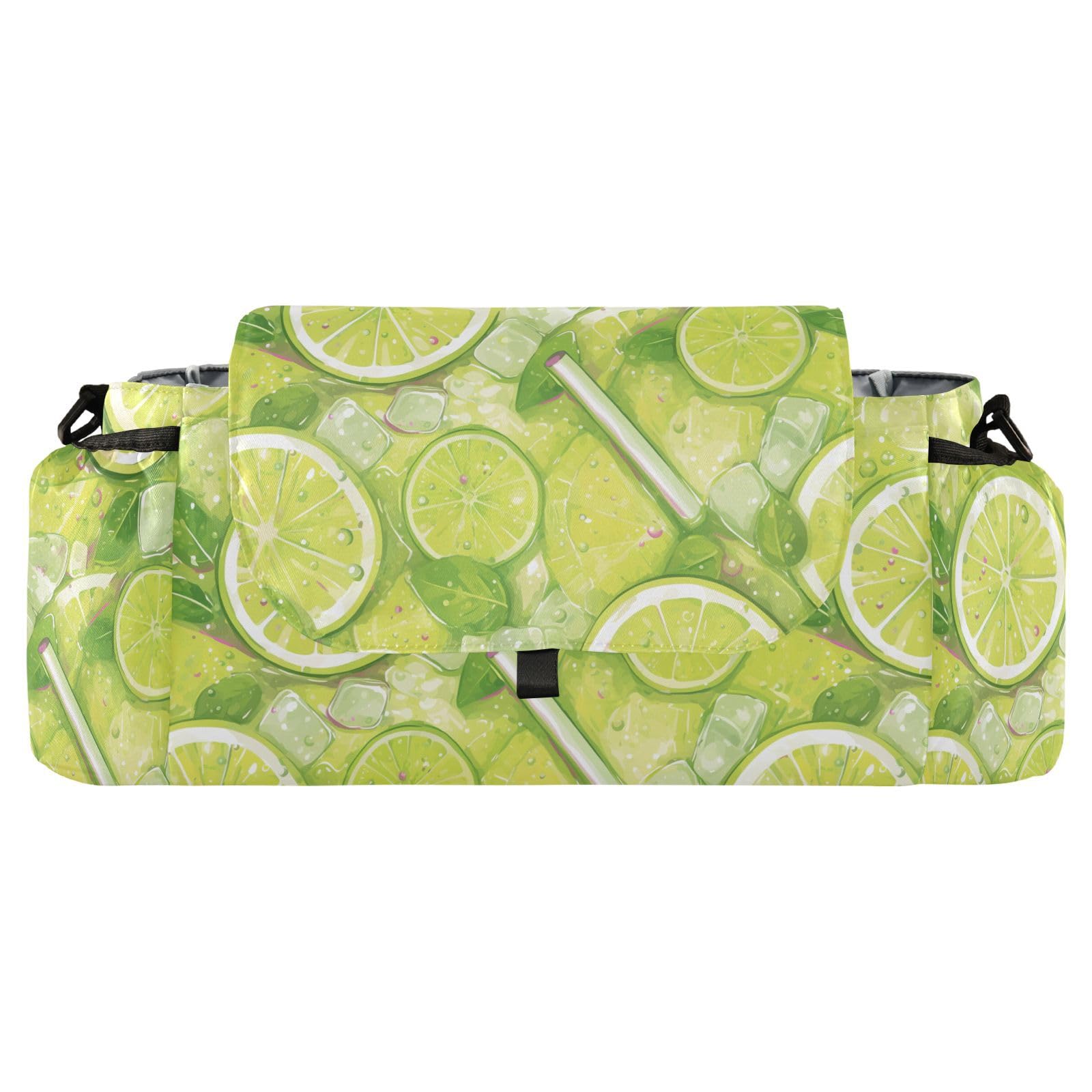 miaozhen Fluorescent Green Lemon Juice Ice stroller accessories organizer double stroller caddy organizer handy pocket accesorios para accesorios para stroller