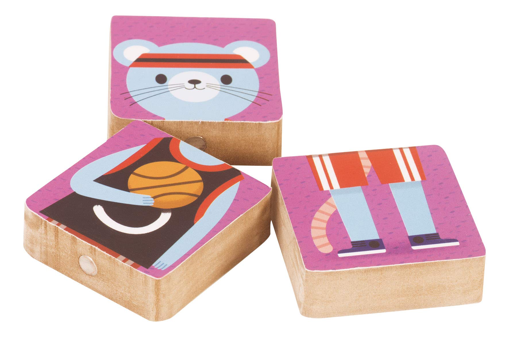 Fiesta- Mix and match magnetic animals, Multicolor (T2926) , color/modelo surtido