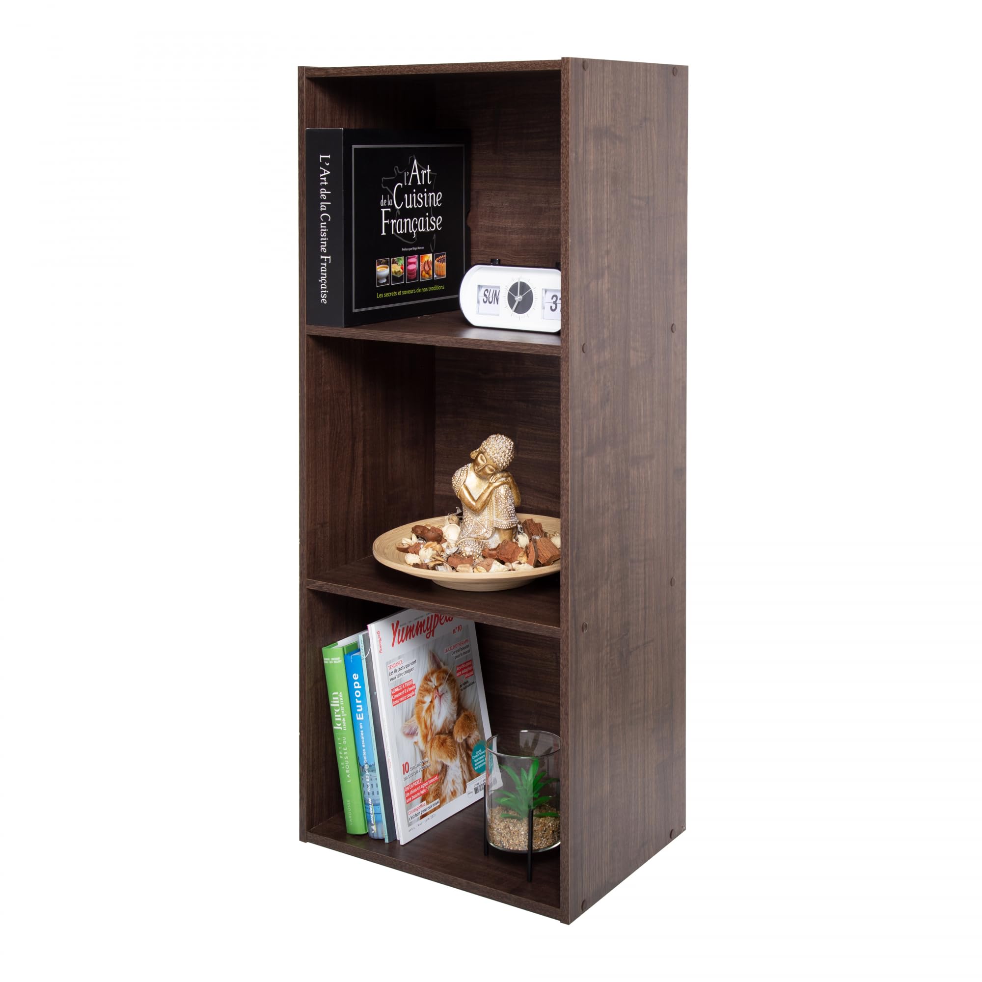 Armadio Modulare Iris Ohyama - 42x29.7x109.2 Cm | Ripiani Regolabili | Carico 20 Kg Per Ripiano | Roble Bianco - Foto 10