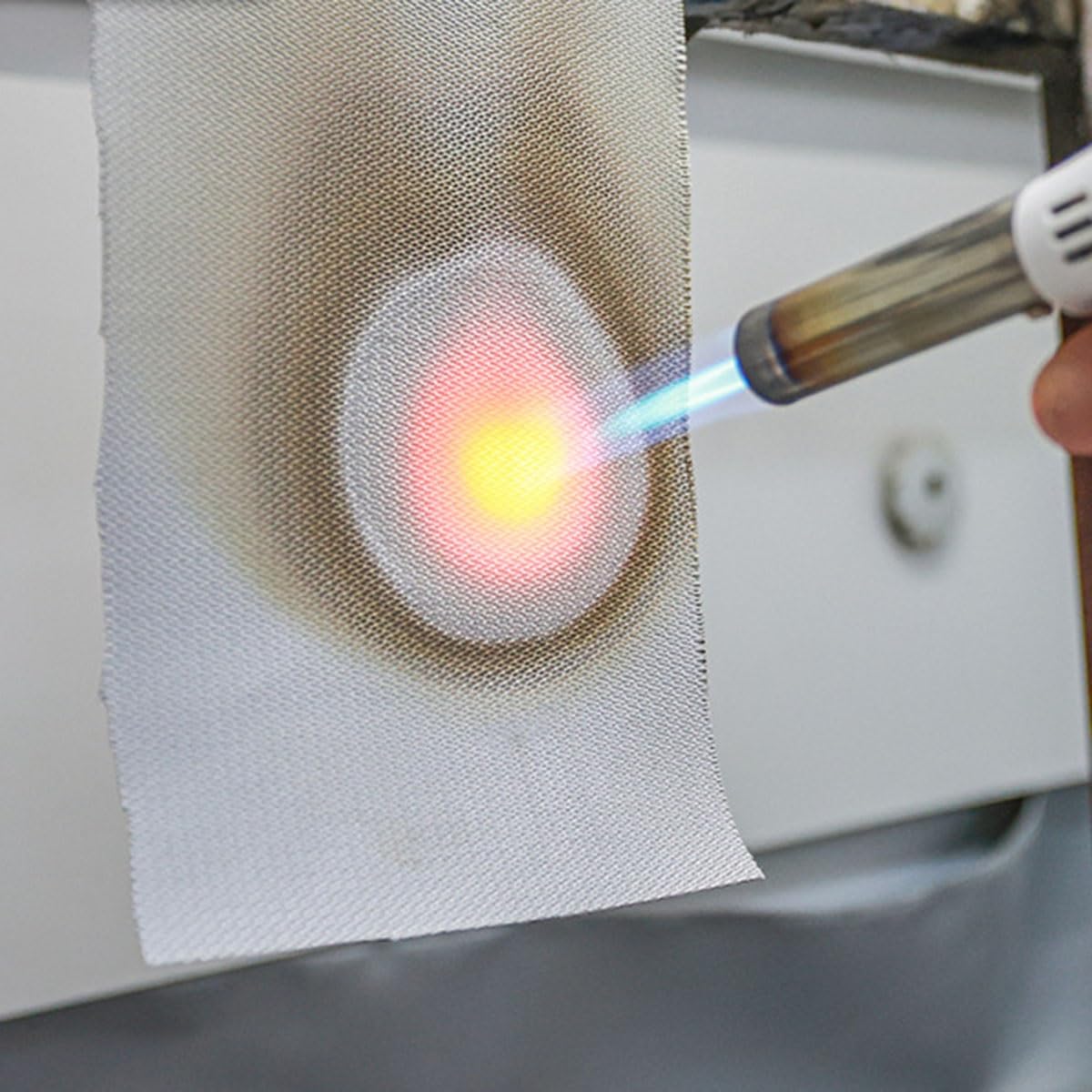 Tela De Fibra De Vidrio Recubierta De Silicona Tejido | Ignífugo De Alta Temperatura, for Mantas De Soldadura(1.2m x 5m x 0.5mm)