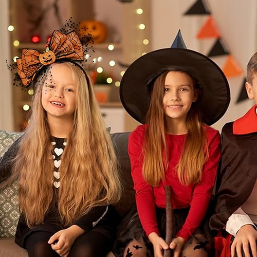 Miniatura 7 de Diadema de Acción de Gracias, diademas de calabaza, bandas para la cabeza de otoño, diseño de lazo amarillo, fiesta de Navidad, cumpleaños, cosplay,