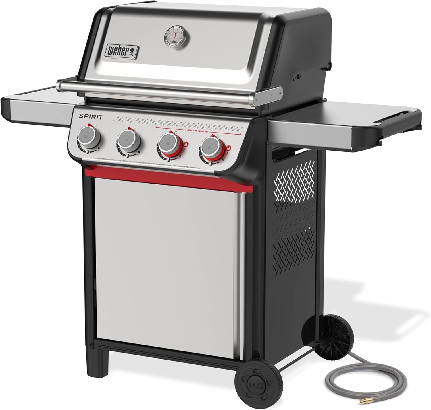 Side view -ныкы Weber Spirit S-425 Natural Gas Grill