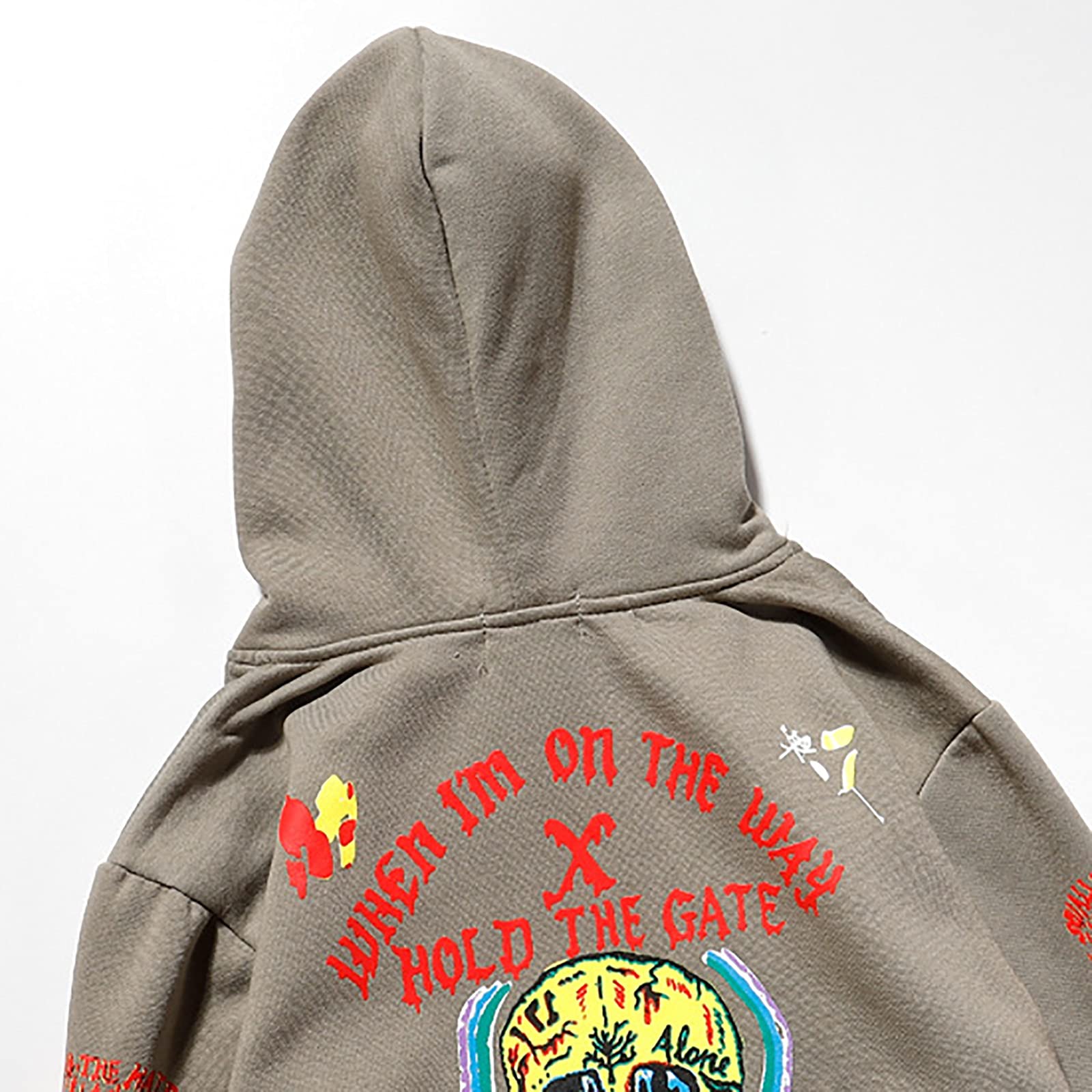 G&F Kanye Felpe con Cappuccio Felpa Unisex Hip Hop Cotone Maglione Abbigliamento Strada Casuale Felpa