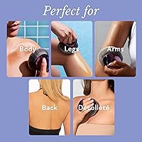 Vista 3 de Westmore Beauty Cepillo Kabuki para mezclar y difuminar el cuerpo y cepillo autobronceador - Para maquillaje corporal y base - Aplicador de mezcla