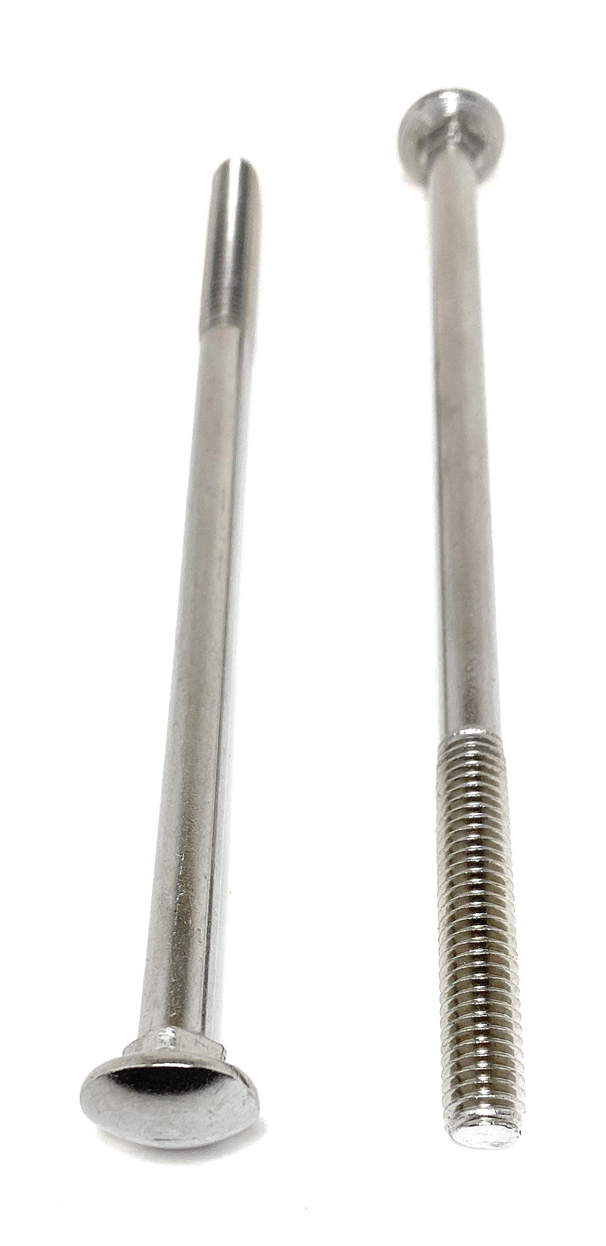 3/8-16 x 7-1/2 Carriage Bolts Stainless Steel 18-8 (2 Pieces)