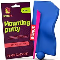 Vista 9 de Masilla de Montaje 75g - Adhesivo Museo Blanco Pegajoso Extraíble - Pegatina para Coleccionables, Figurillas, Artes y Manualidades - Póster