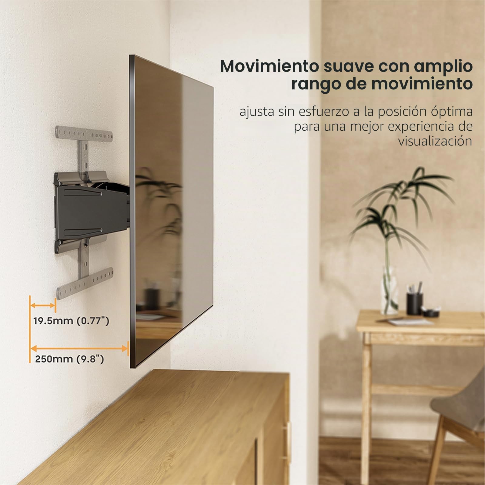 VALUE Soporte de Pared para TV, Ultrafino, 43-90 Pulgadas, hasta 50 kg