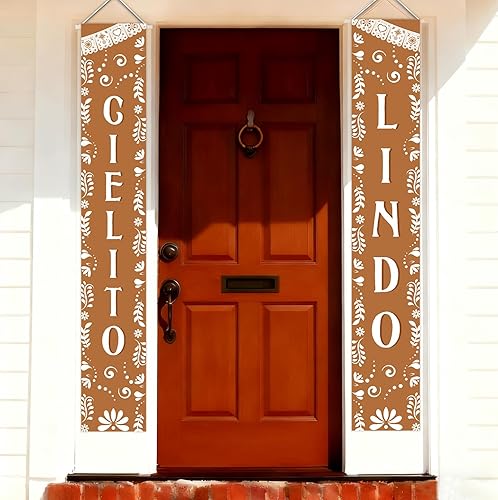 Funmemoir Mexican Fiesta Baby Shower Decoration - Cielito Lindo Door Banner 12x7