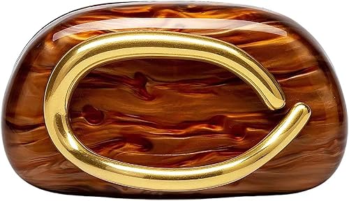 Vista 27 de Bolso cruzado de cadena de moda para mujer, bolso de hombro, bolso de mano acrílico para boda, bolso de noche de concha, clutch formal Un mármol