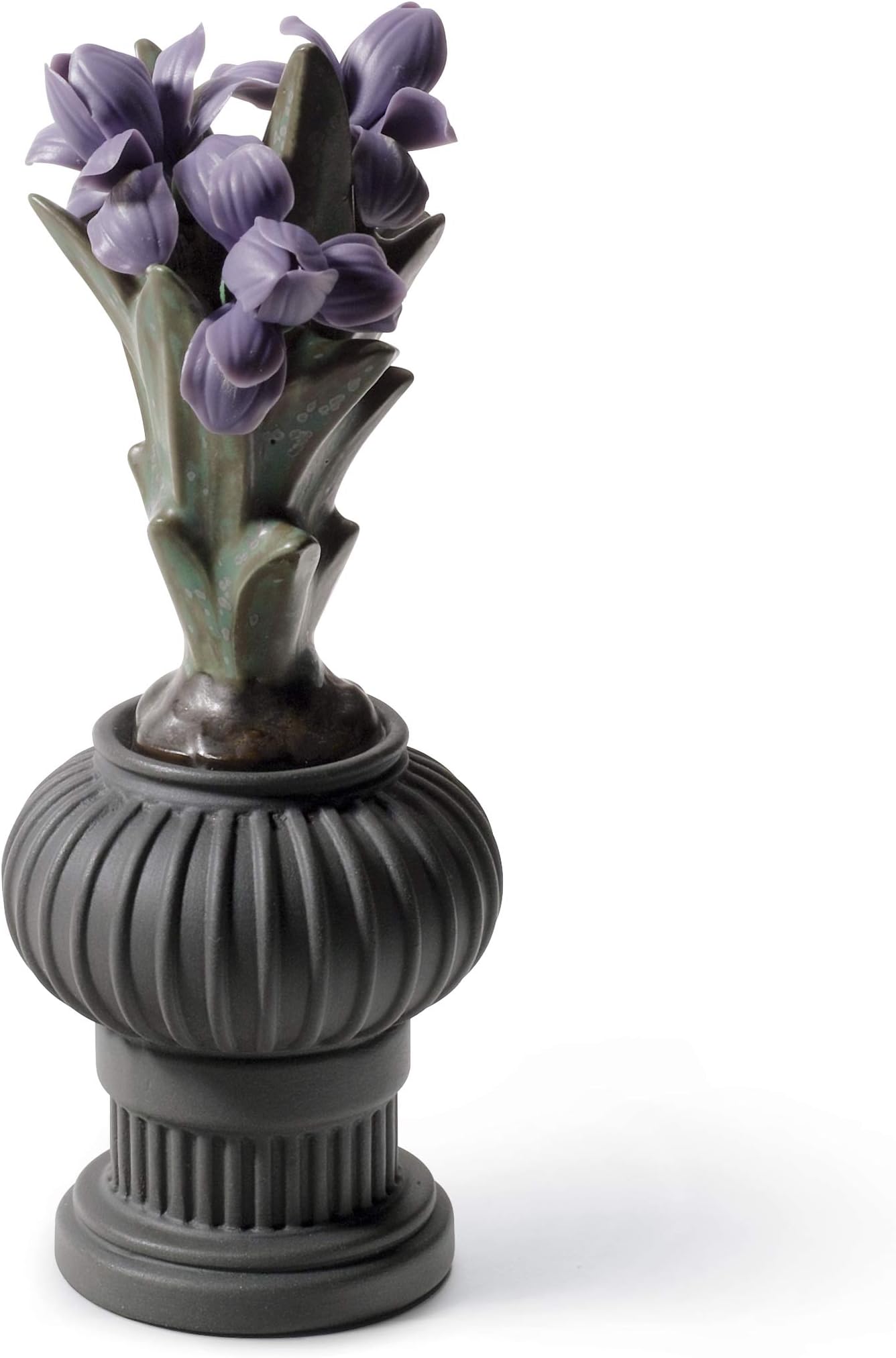 LLADRÓ Lily Flowers Pot For Warrior Boy Figurine. Porcelain Flower Pot.