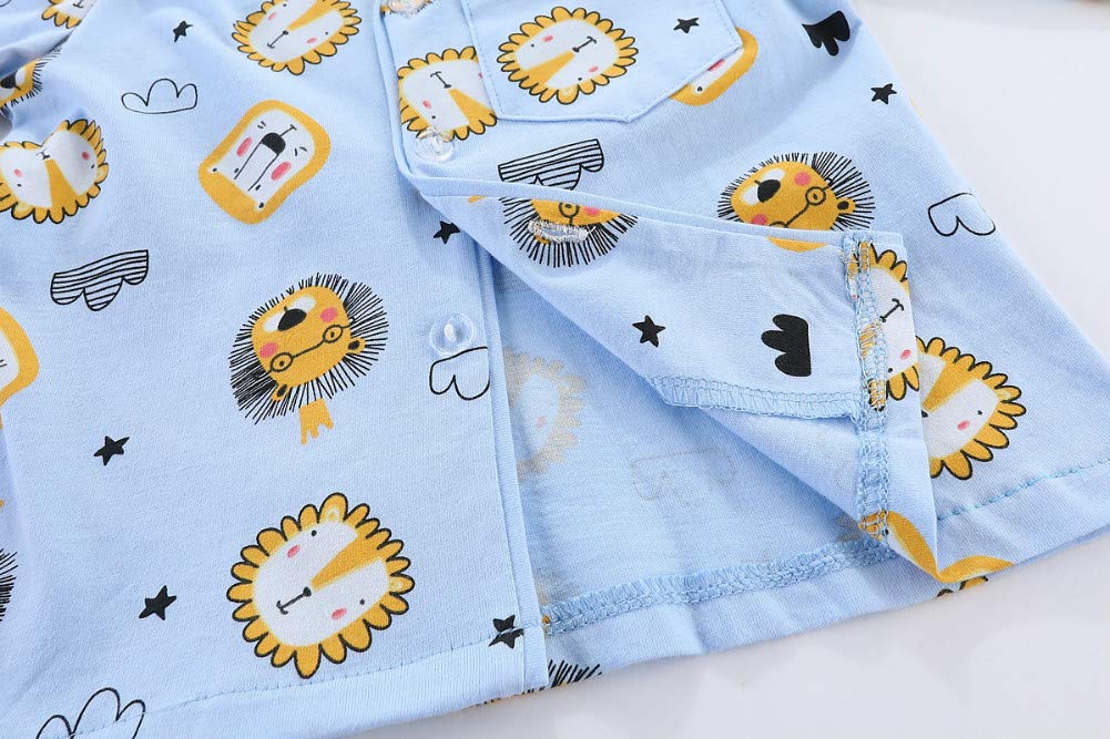 Mud Kingdom Niños Niñas Conjunto de Pijamas Caricatura Abotonar