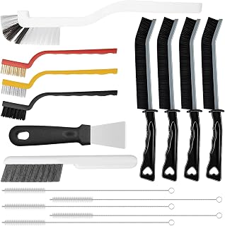 15pcs Crevice Cleaning Brush, Hard Bristle Scrub Brushes Tools, Multifunctional Grout Brush for Home, Bathroom, Ktichen, Window and Corners