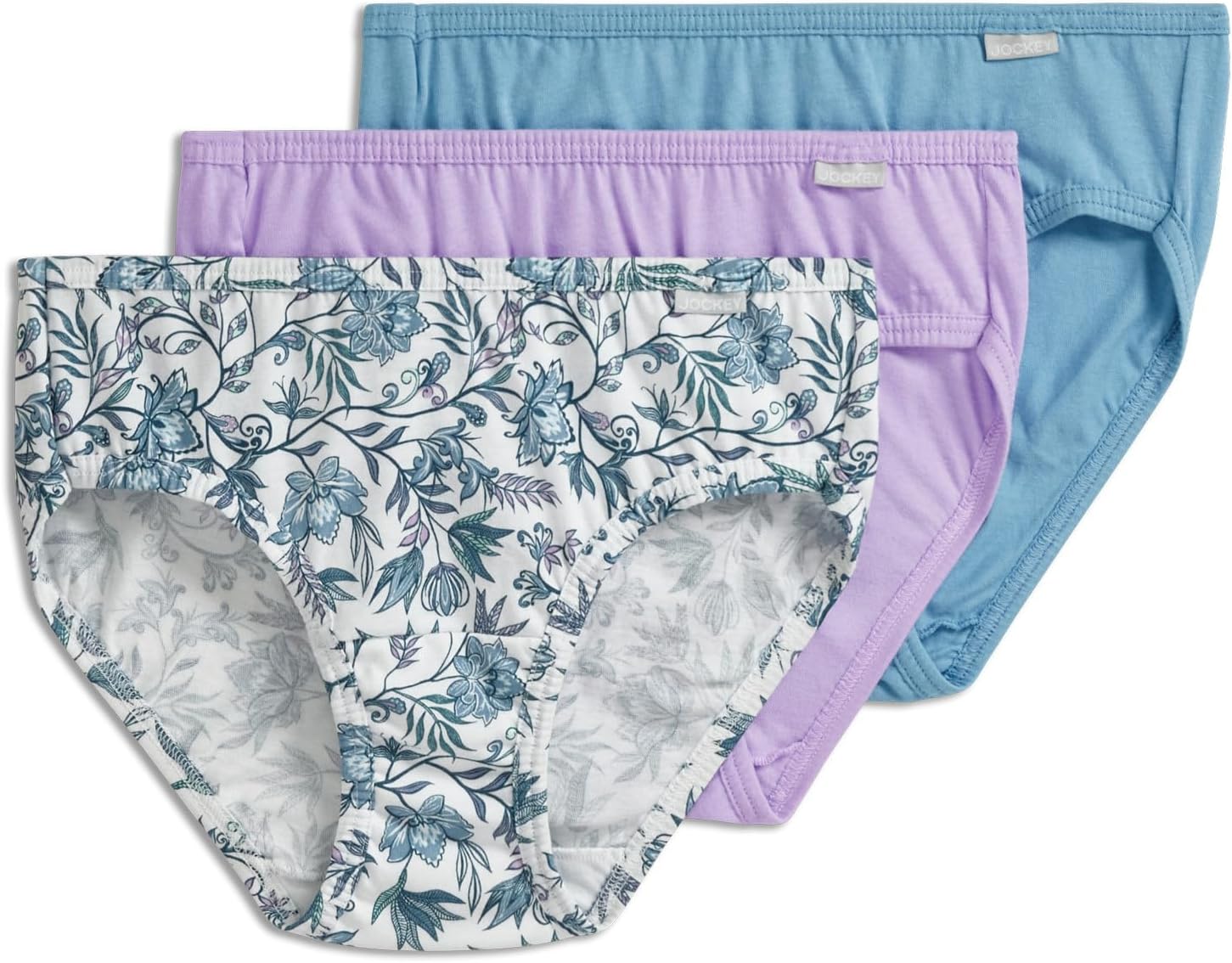 Jockey Women's Underwear Plus Size Elance Bikini - 3 Pack