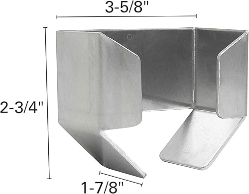 Miniatura 9 de Extreme Max 5001.6199 - Soporte grande de aluminio para montaje en pared para remolque de carreras, garaje, tienda, remolque cerrado, transportador