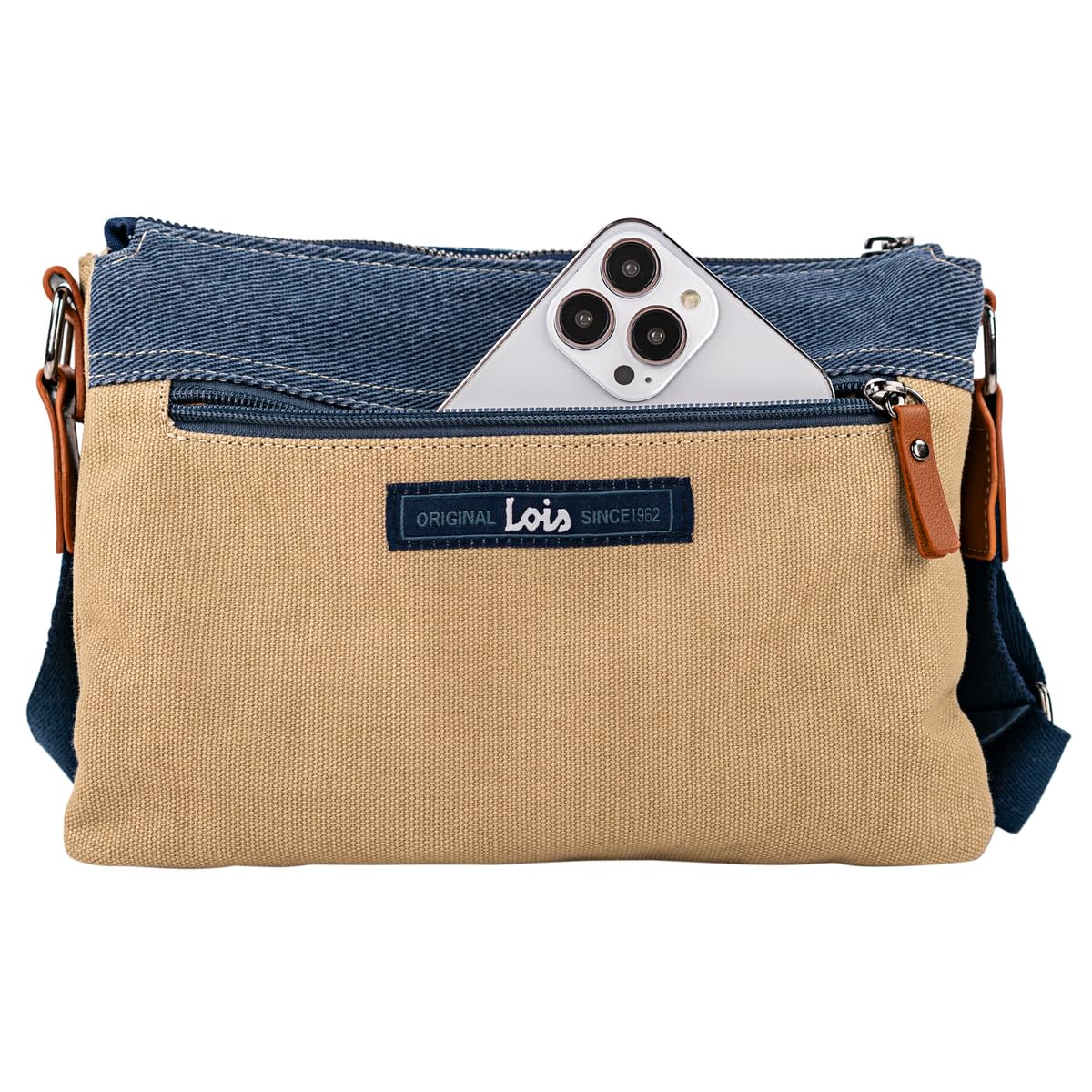 Lois - Bolso Bandolera Mujer elegante. Bolso mujer versátil diseño prá