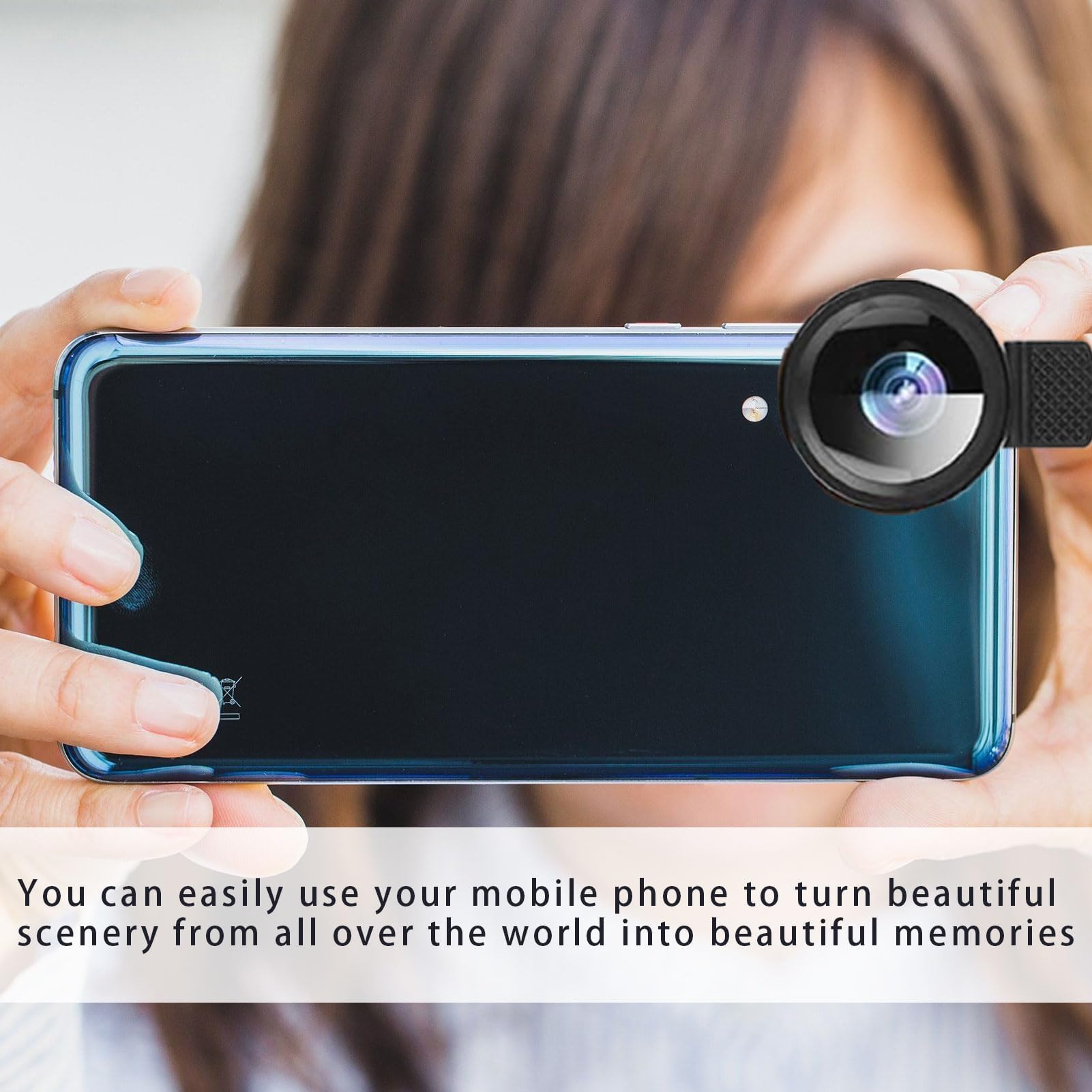Obiettivo 2-in-1 Per Smartphone - Grandangolare 0,45x 140° + Macro 12,5x, Compatibile Con IPhone E Android