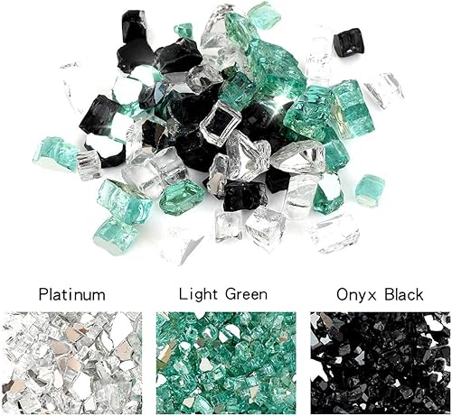 Miniatura 2 de Skyflame - Vidrio de fuego mezclado de 10 libras para hogueras de chimenea