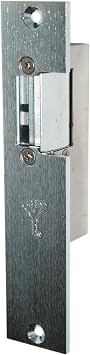 Mul-T-Lock Model# 15-23-Zinc Electric Strike Fail Secure, Faceplate 1-1/4" x 5-7/8", Off Center, 8-16V AC/DC