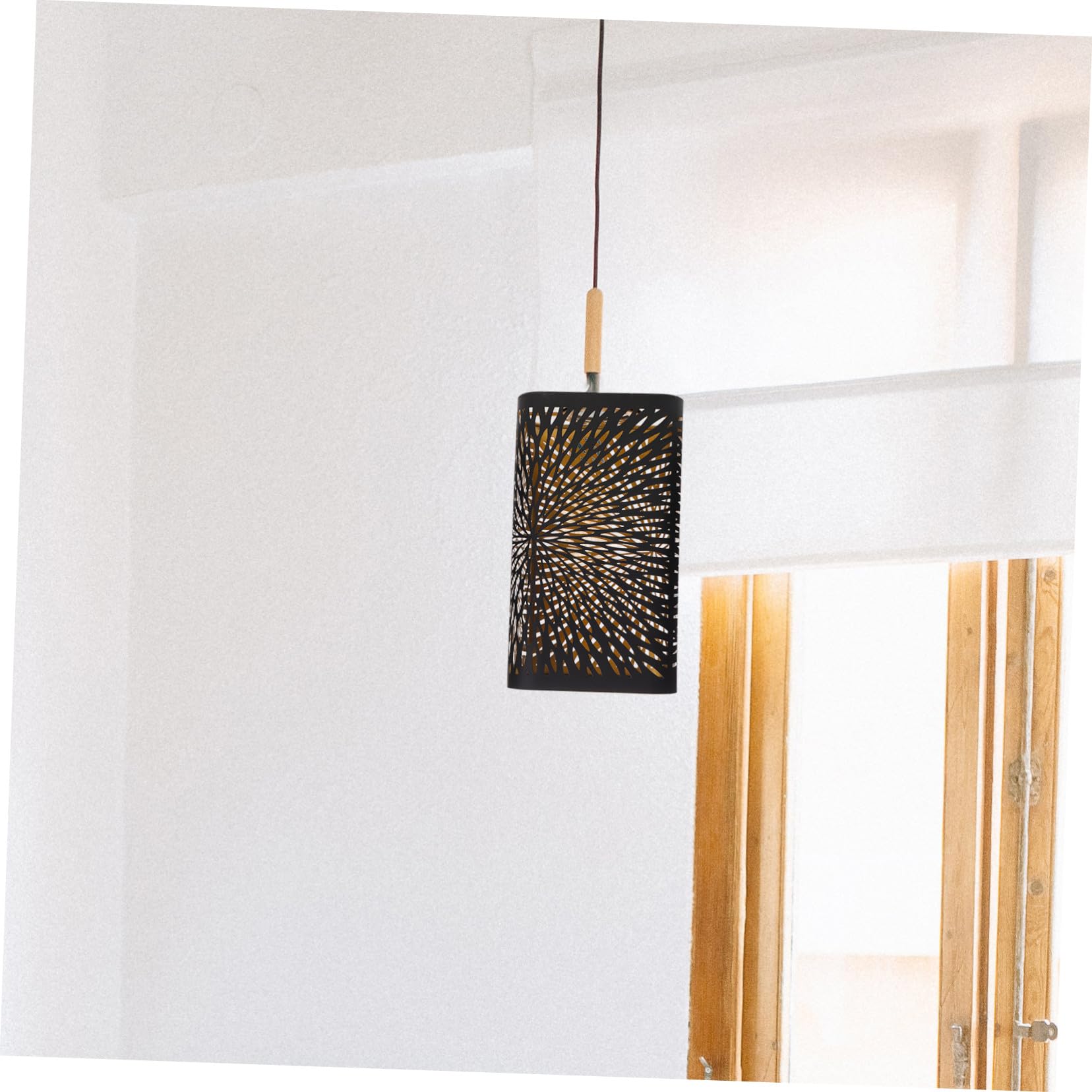 Hemobllo 2 piezas Lámpara de Mesa con Pantalla de Hierro Forjado Diseño Hueco y Cuadrado de Pantalla para Lámpara de Escritorio Fácil Instalación y Durabilidad