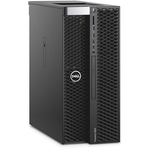 Dell Precision T5820 Intel Xeon W-2102 X4 2.9GHz 8GB 500GB Win10, Black (Renewed)