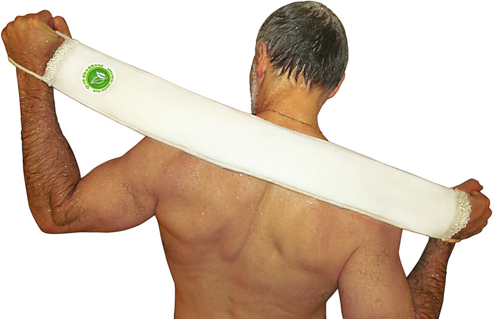 Back Scrubber New Exfoliating Loofah Pads | Better Sponge for Luxury Bath and Shower | Natural Blackhead Remover for Men, Women and Teens | Best Acne Treatment | Better Cleaner Than Brush