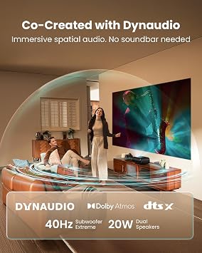 JMGO O2S Ultra 4K Ultra Short Throw Triple Laser Projector 3600 ISO Lumen