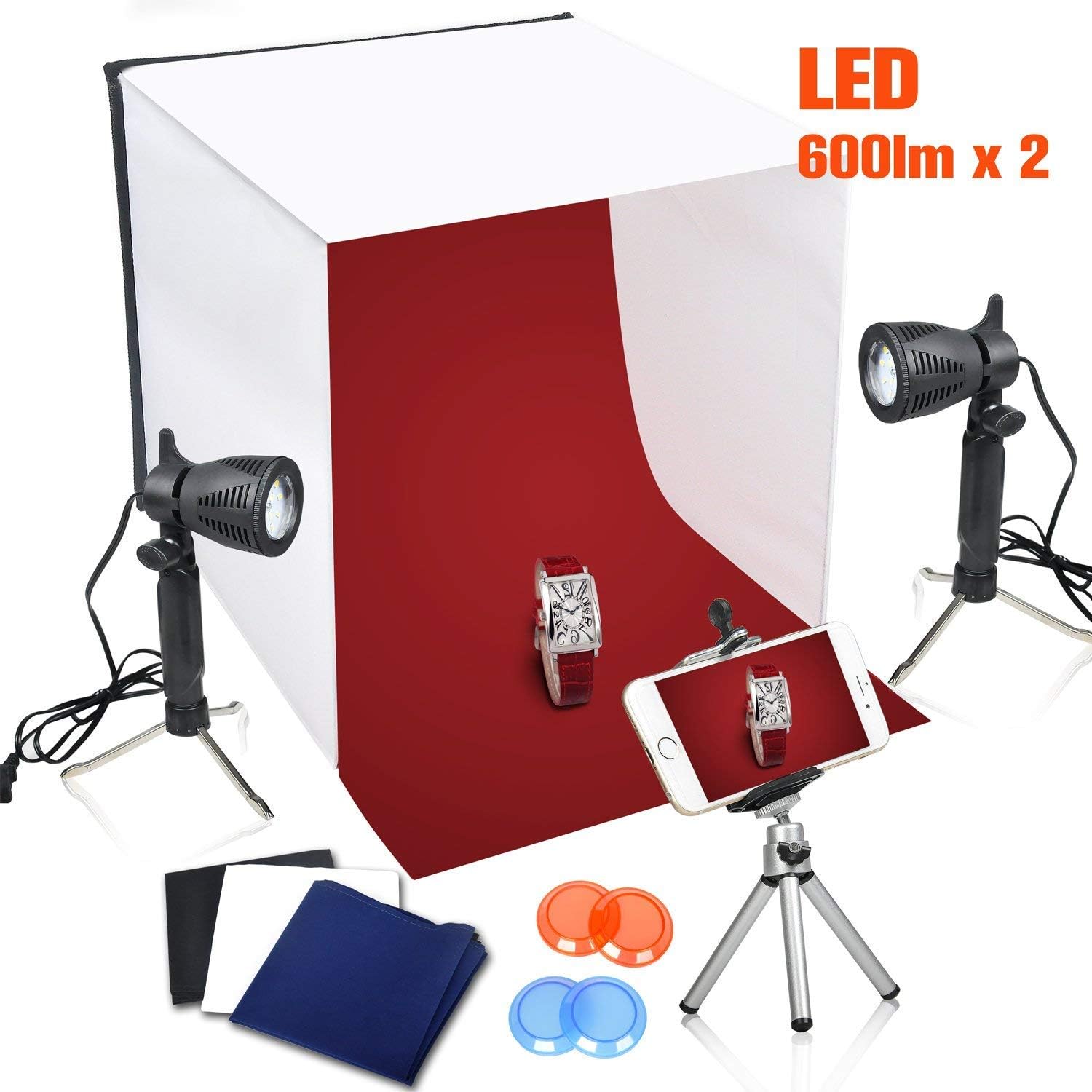 Amazon [Emart] [シューティングテントボックススタジオ 16 x 16 inch Table Top Photo