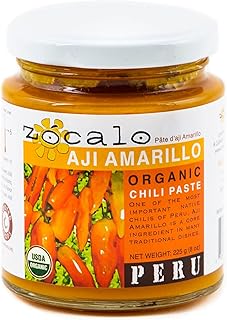 Zocalo Peru Organic Aji Amarillo Chili Paste, 8 Ounce (Pack of 2)