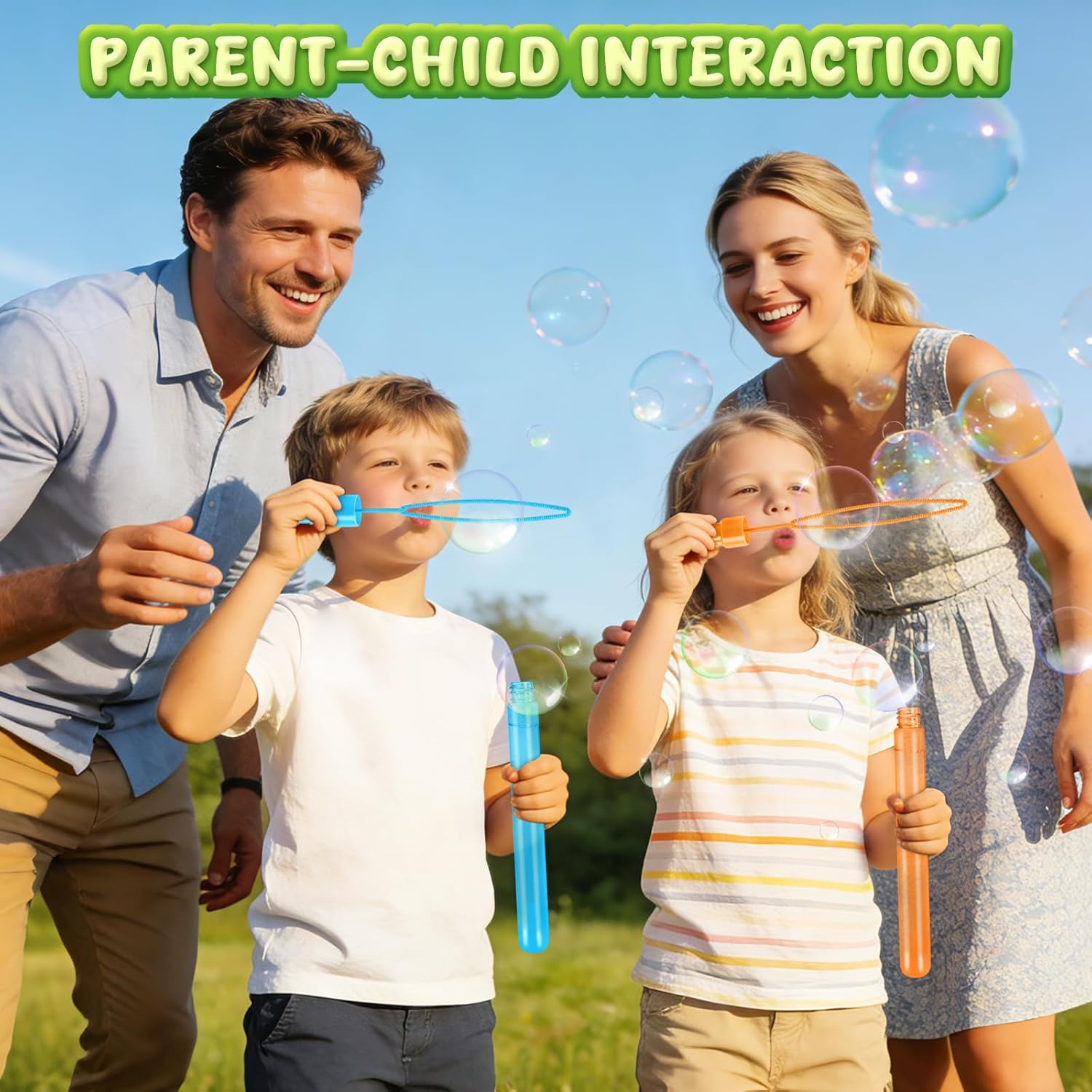 AuroTops 60 PCS Bubble Wands Bulk,Bubbles Party Favors for Kids Giant Bubble Wand in 6 Colors,Birthday Gifts for Boys Girls,Summer Toy Indoor & Outdoor Activities,Classroom Prizes,Ideal for Wedding