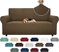 Vista 62 de ZNSAYOTX Funda de Sofá Súper Elástica para Sofá de Dos Plazas, Fundas de Sofá para Sala de Estar, Amigable con Perros y Mascotas, Protector