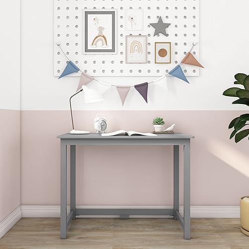 Miniatura 46 de Max & Lily Escritorio de madera maciza, 47 pulgadas, natural Natural,Azul,Arcilla,Gris,Blanco,Espresso,https://www.amazon.com/dp/undefined