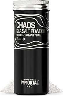 Immortal NYC 'Chaos' SEA SALT' TEXTURE/VOLUME POWDER- Flexible Extra Strong Hold - Natural Matte Look - 0.7oz/20gr (1 jar not 3)