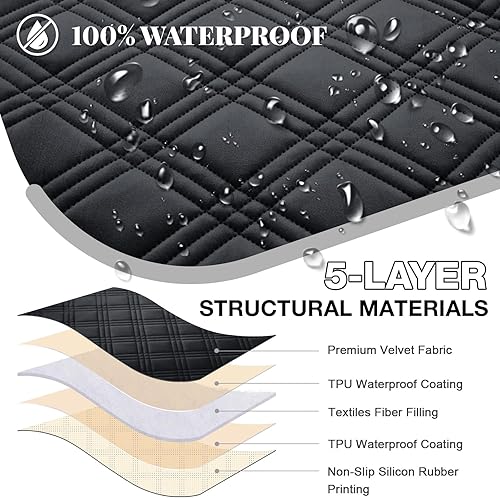 Miniatura 172 de TAOCOCO Funda para silla reclinable 100% impermeable con correas dobles, fundas antideslizantes para silla reclinable con bolsillo, protector