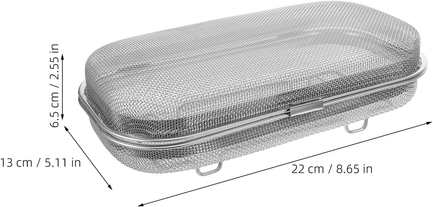 Zerodeko Dishwasher Basket, Compact Stainless Steel Flatware Cage