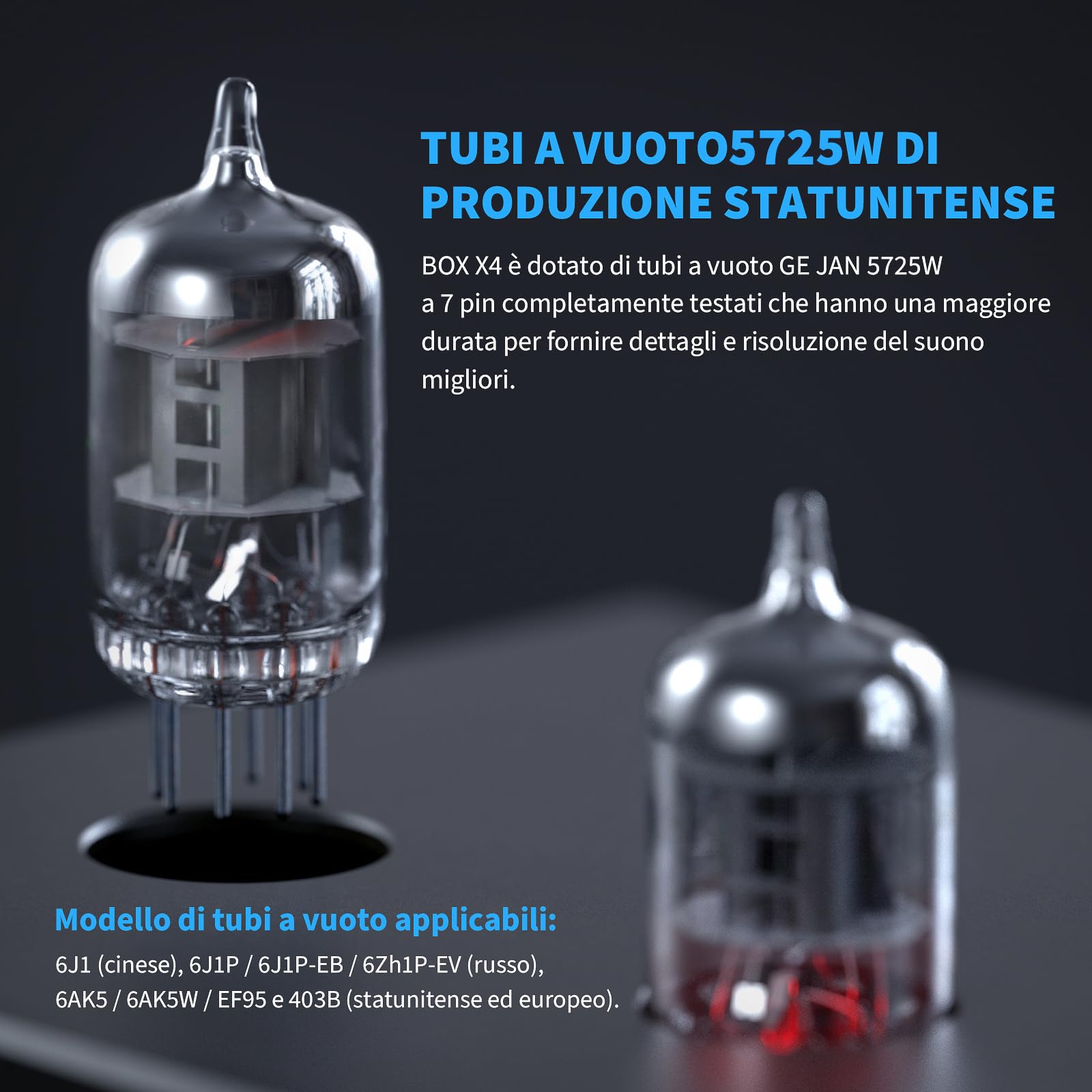 Fosi Audio X4 Preamplificatore Phono a valvole HiFi per cuffie e giradischi MM, BOX X4 Guadagno Stereo