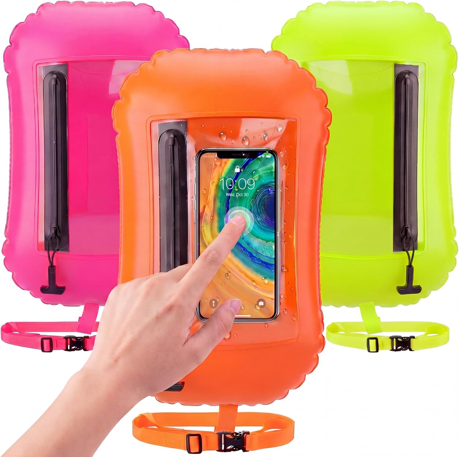 3 Pack Boya de Natación para Agua Abierta con Bolsa Estanca miniatura 1